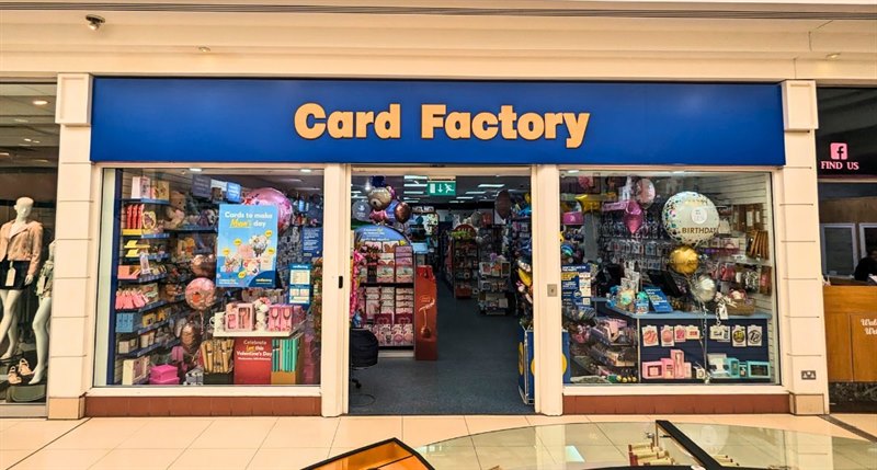 Card Factory in The Howgate, Falkirk